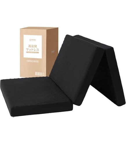 Amazon｜マットレス セミダブル 三つ折り 高密度36D 高反発 厚さ10cm